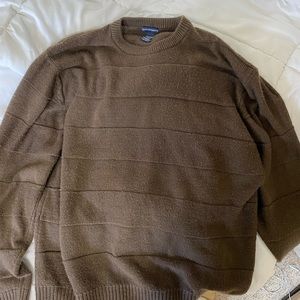 brown sweater